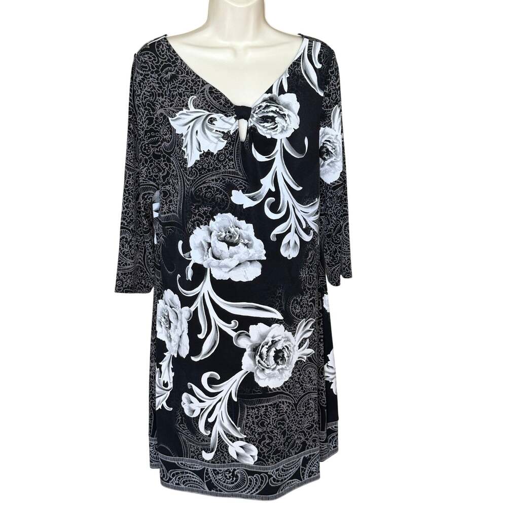 White House Black Market Stunning Rose Dress L